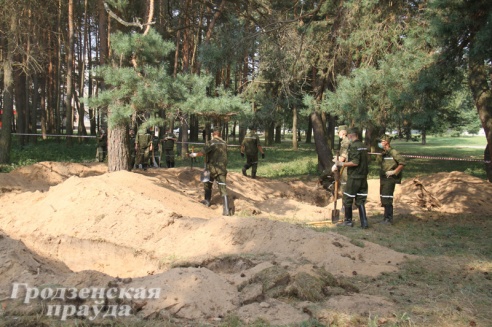 На территории военного городка Фолюш снова найдены останки солдат (ФОТО)