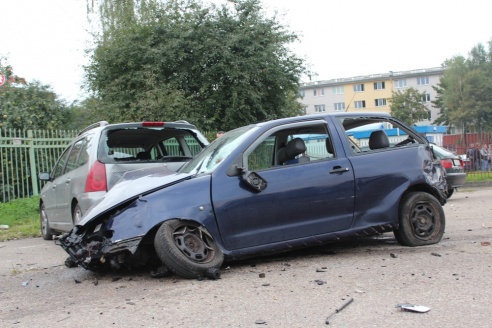 Страшная авария произошла на улице Белуша в Гродно. Обновлено!