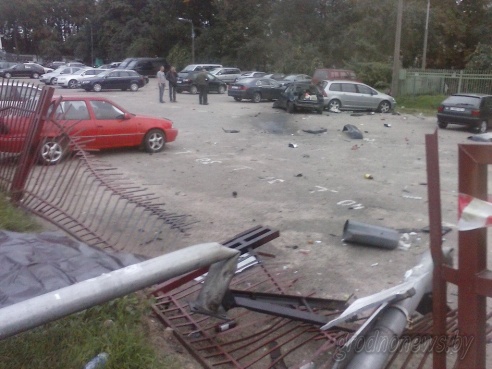 Страшная авария произошла на улице Белуша в Гродно. Обновлено!