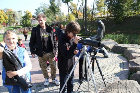 Гродненцы наблюдали за птицами в подзорную трубу (ФОТО)