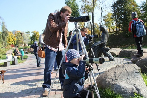 Гродненцы наблюдали за птицами в подзорную трубу (ФОТО)