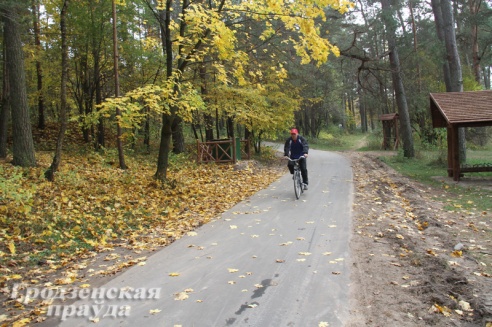 В Пышках протестировали новую велодорожку