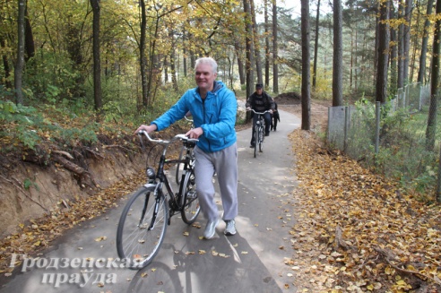 В Пышках протестировали новую велодорожку