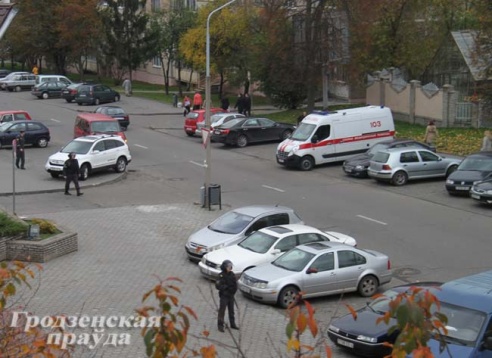 Банк в центре Гродно "заминировали", а на ул. Тавлая нашли огромный снаряд