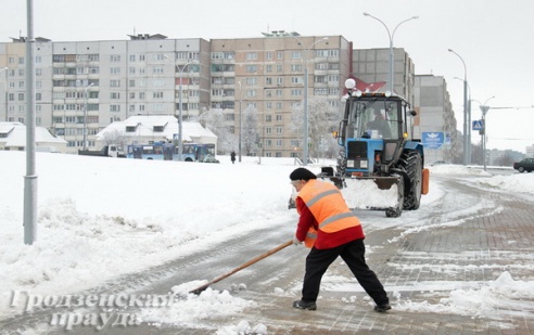 К выходным в Гродно ожидается еще одна волна снегопадов