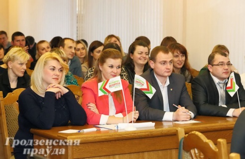 Владимир Кравцов встретился с делегатами, которые представят Гродненщину на 42-м съезде ОО «БРСМ»