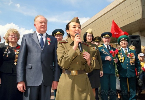 Агитпоезд «Цветы Великой Победы» прибыл в Гродно