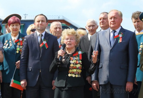 Агитпоезд «Цветы Великой Победы» прибыл в Гродно