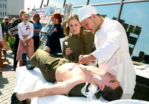 Агитпоезд «Цветы Великой Победы» прибыл в Гродно