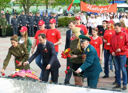 Агитпоезд «Цветы Великой Победы» прибыл в Гродно