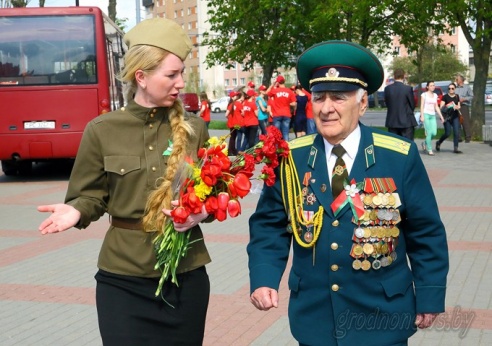 Агитпоезд «Цветы Великой Победы» прибыл в Гродно