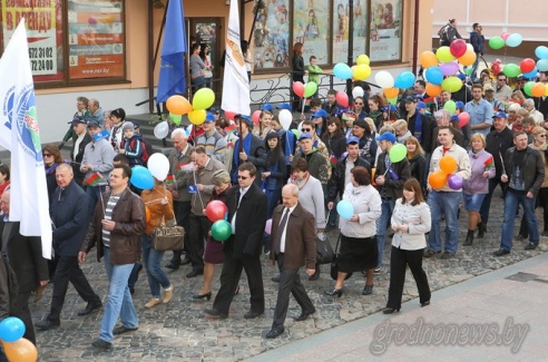 Гродно встречает Первомай