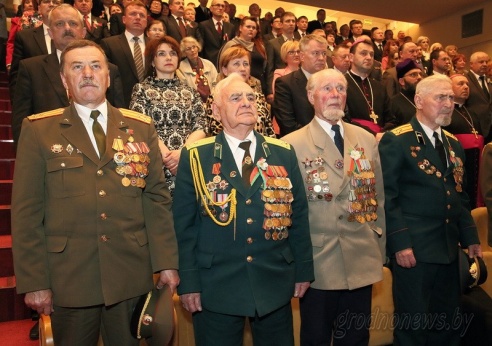 В Гродно прошло торжественное собрание в честь 70-летия Победы
