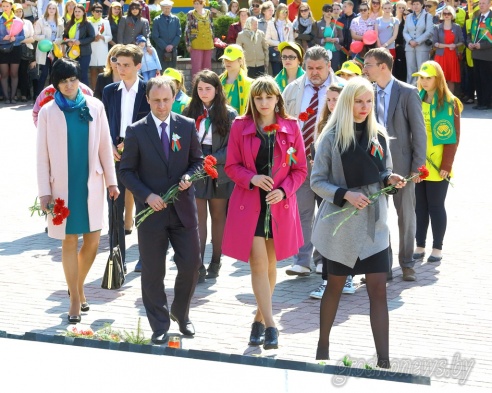 В Гродно отпраздновали День государственного герба и государственного флага Республики Беларусь