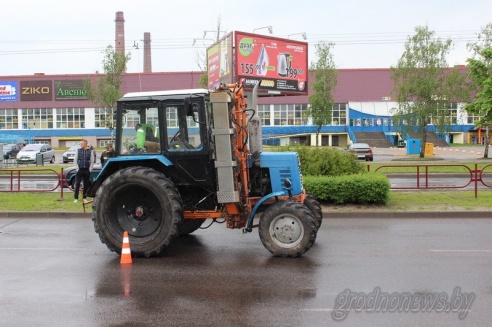 В Гродно трактор сбил двух женщин (Видео)