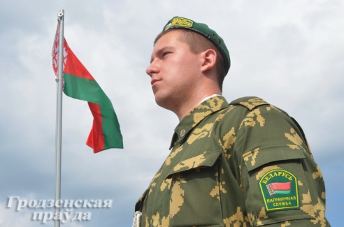 В Гродно новобранцы-пограничники приняли воинскую присягу