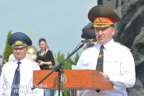В Гродно новобранцы-пограничники приняли воинскую присягу