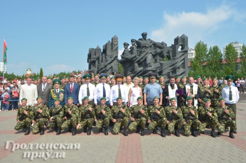 В Гродно новобранцы-пограничники приняли воинскую присягу