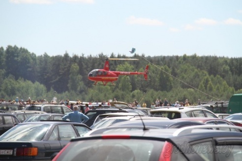 На авиационный фестиваль в Гродно прилетело 6 самолетов, вертолет и автожир