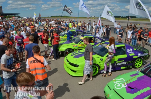 Под Гродно прошел этап чемпионата Беларуси по дрифтингу