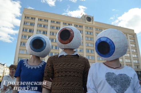 Фестиваль уличного и площадного искусства прошел в Гродно