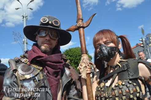 Фестиваль уличного и площадного искусства прошел в Гродно