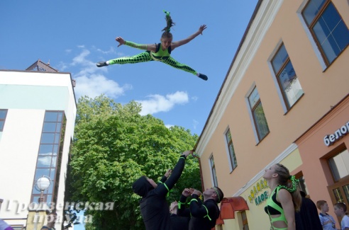 Фестиваль уличного и площадного искусства прошел в Гродно