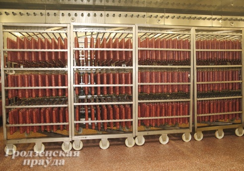 Гродненский мясокомбинат открыл новый цех сырокопченых изделий