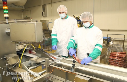 Гродненский мясокомбинат открыл новый цех сырокопченых изделий