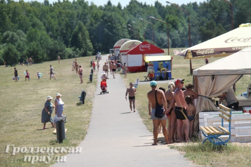 Где в июльский зной гродненцы находят спасительную прохладу?