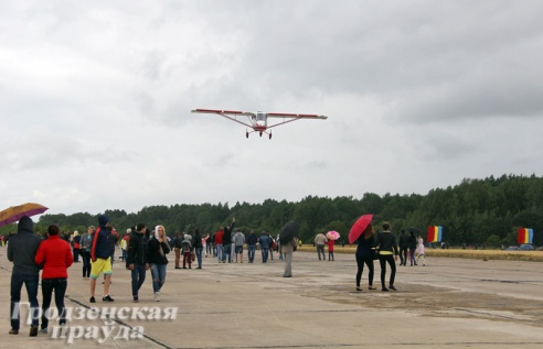 Авиафестиваль прошел в Щучине