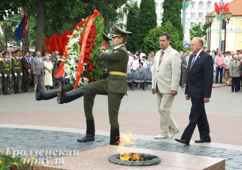 Гродно отметил День своего освобождения от немецко-фашистских захватчиков