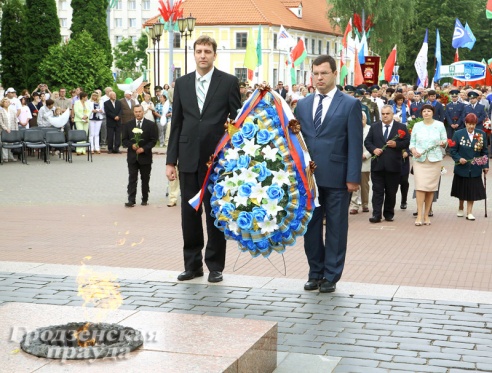 Гродно отметил День своего освобождения от немецко-фашистских захватчиков