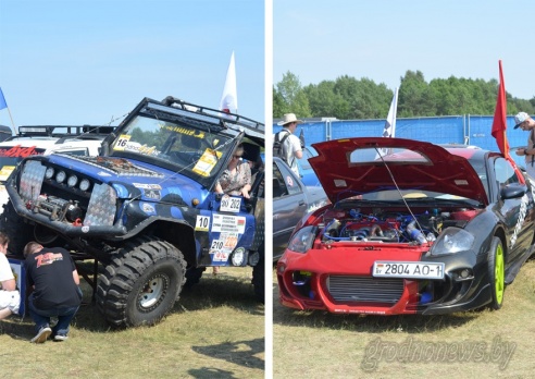 От послевоенной "Победы" до электромобиля: в Гродно прошел автофестиваль SunDay-2015