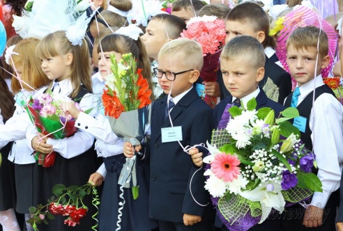 Средняя школа № 40 в Гродно встретила своих первых учеников