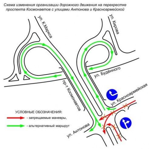 Налево нельзя. Будьте внимательны: на одном из самых аварийных перекрестков в Гродно изменили организацию движения