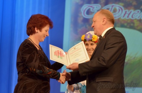 В торжественном собрании, посвященном Дню учителя, приняли участие лучшие педагоги Гродно