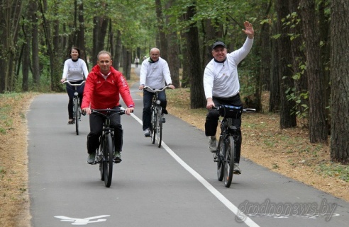 В Гродно в Пышках открыли комфортную 5-километровую велодорожку (ОБНОВЛЕНО)
