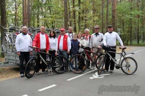 В Гродно в Пышках открыли комфортную 5-километровую велодорожку (ОБНОВЛЕНО)