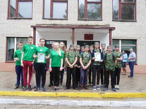 В Хойниках сыграли в военную спортивно-патриотическую игру «Зарница»