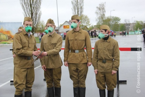 На Хойникщине прошла реконструкция событий 1986 года