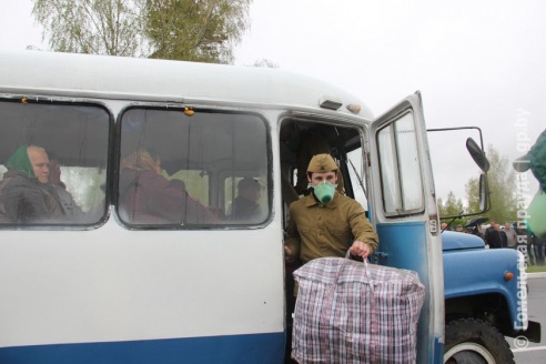 На Хойникщине прошла реконструкция событий 1986 года