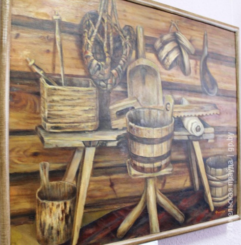 В преддверии Дня города в Мозыре открылась коллективная живописная выставка «Фарбы Палесся»