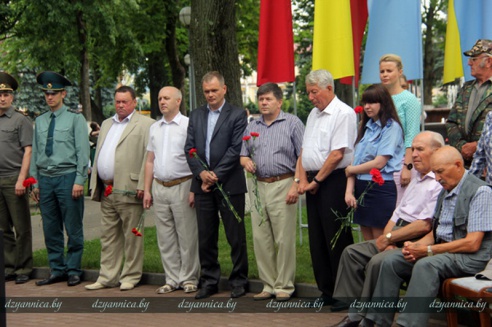 Митинг, посвященный Дню освобождения города от немецко-фашистских захватчиков, прошел в Щучине