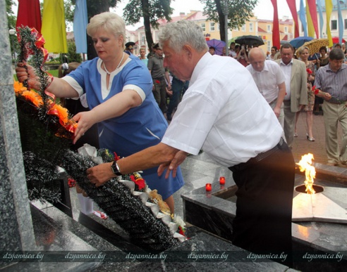 Митинг, посвященный Дню освобождения города от немецко-фашистских захватчиков, прошел в Щучине