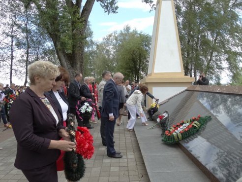 Жалобныя мерапрыемствы прайшлі ў Ваўкавыскім раёне на месцы спаленай вескі