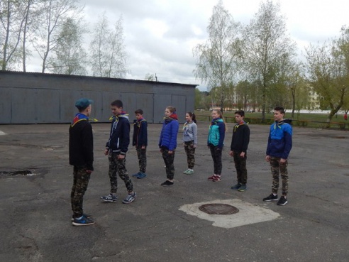 В Хойниках прошел районный слет юных спасателей-пожарных