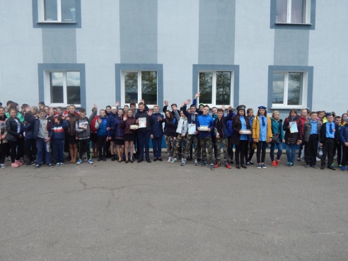 В Хойниках прошел районный слет юных спасателей-пожарных