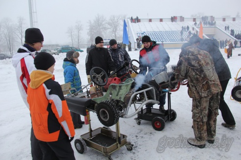 Соревнования по картингу впервые прошли на городском стадионе «Олимп» в Щучине