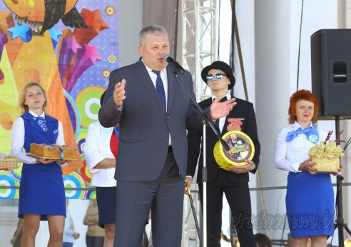 В центре Гродно прошел фестиваль сыра